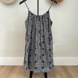 Xhilaration Black and White Mini Dress